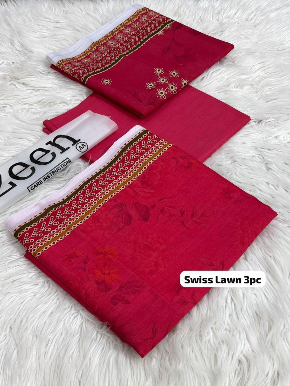 ZEEN Swiss Lawn Printed 3Piece D-020