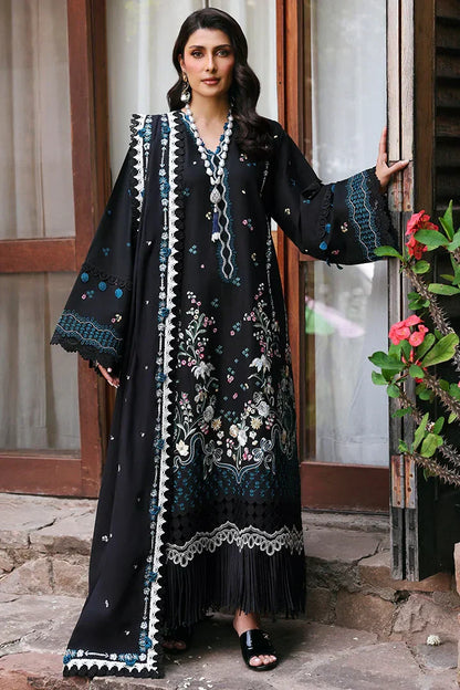 Luxury Lawn Embroidered 3Piece D-008