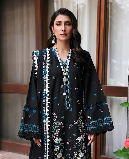 Luxury Lawn Embroidered 3Piece D-008