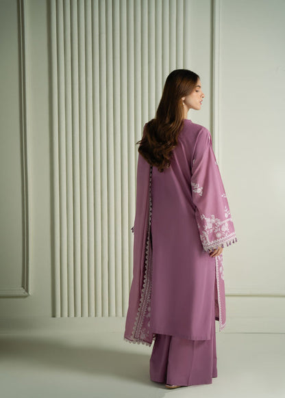 Luxury Lawn Embroidered 3Piece D-006