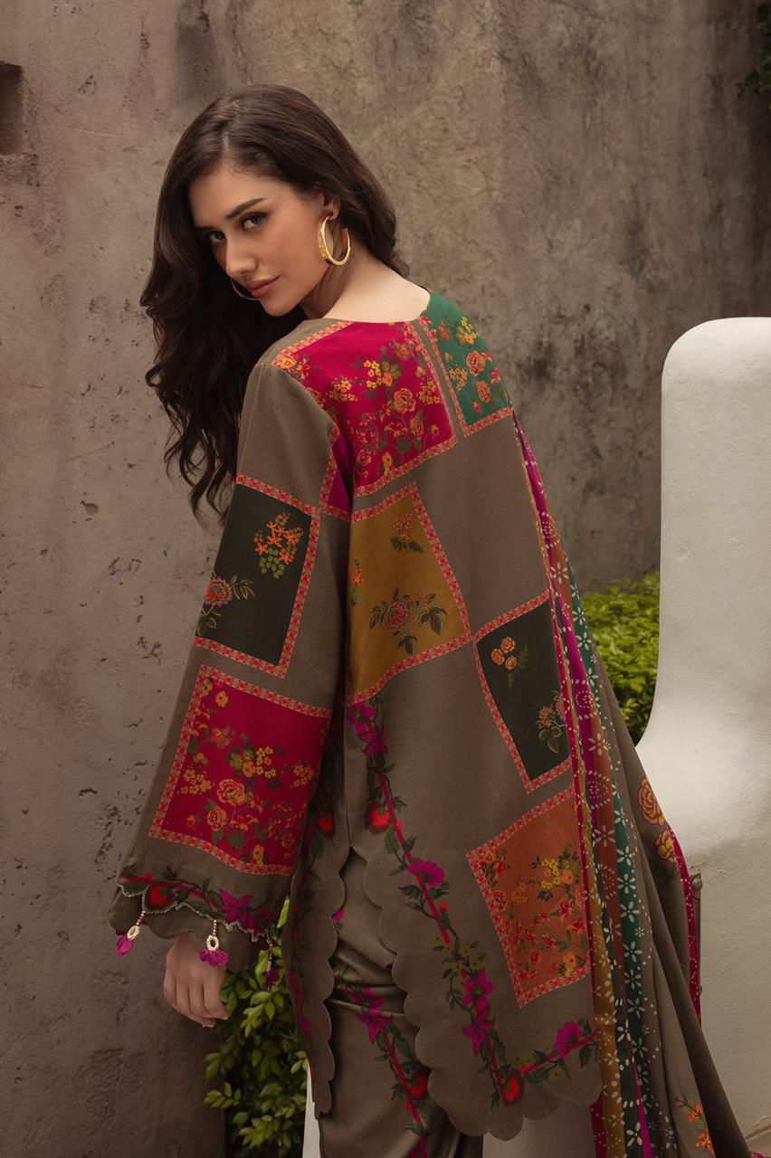 Charisma Printed Bana Dora Lawn 3Piece D-001