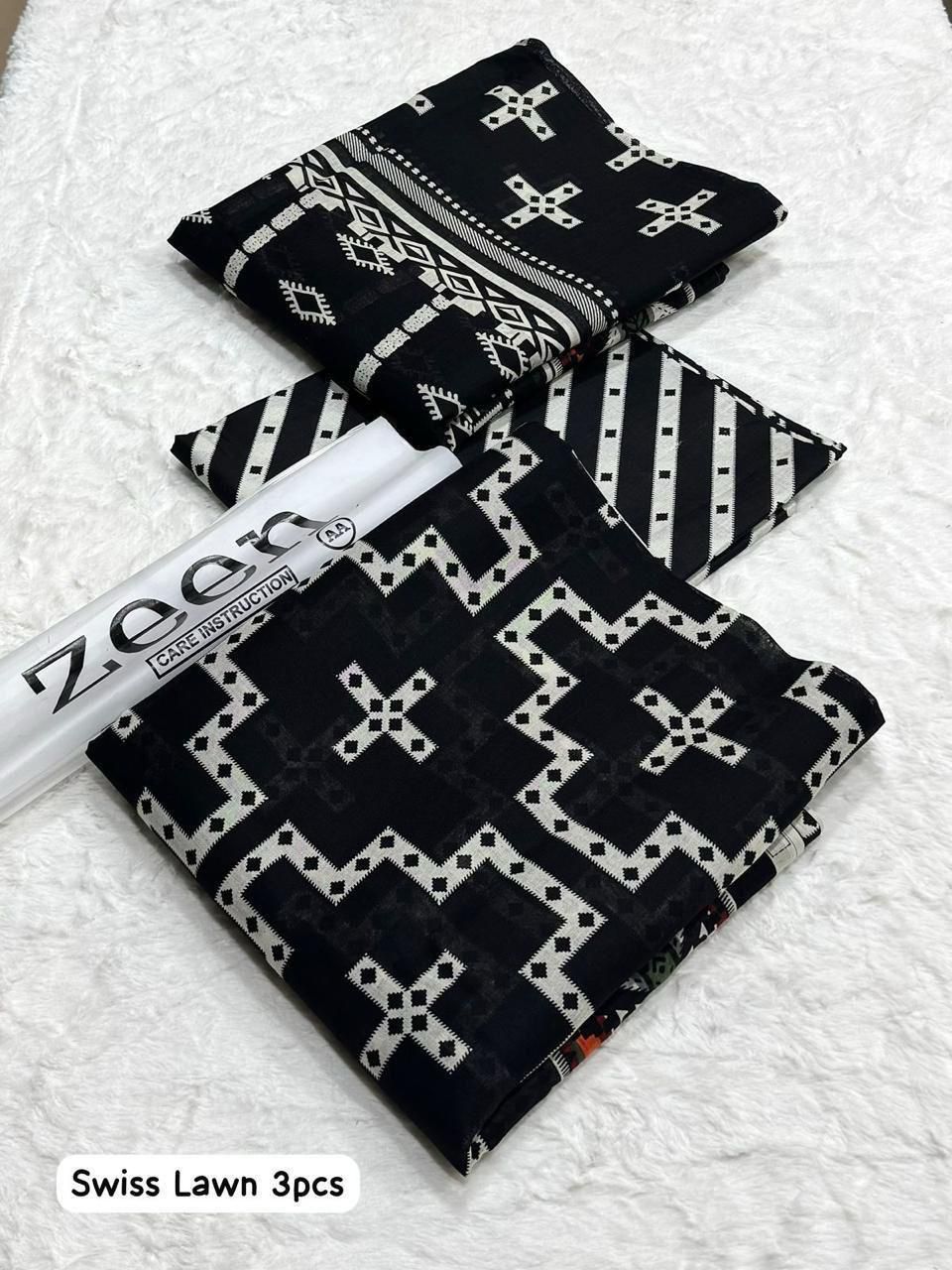 ZEEN Swiss Lawn Printed 3Piece D-004