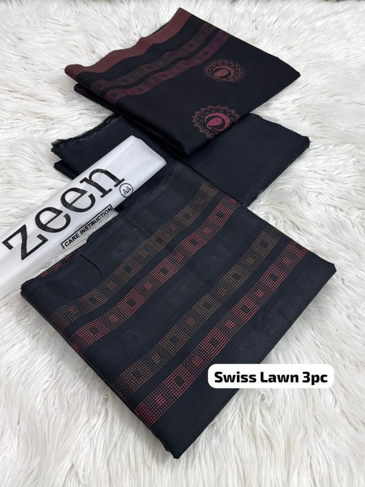ZEEN Swiss Lawn Printed 3Piece D-010