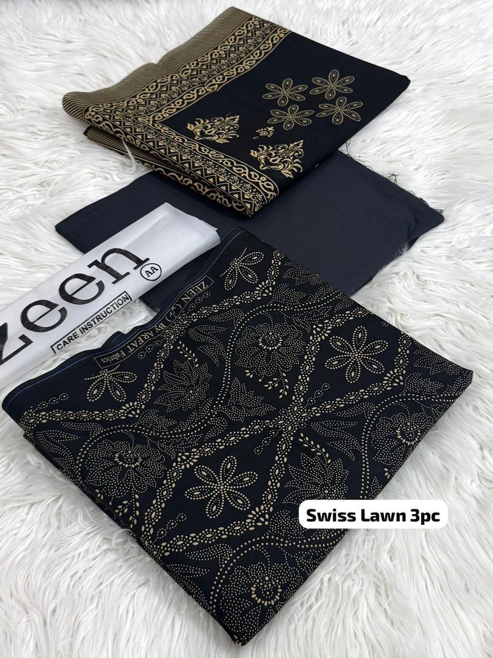ZEEN Swiss Lawn Printed 3Piece D-012