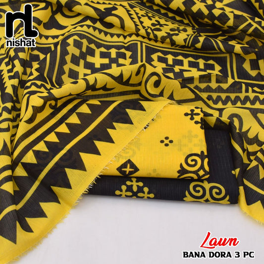 Nishat Printed Lawn 3Piece D-007