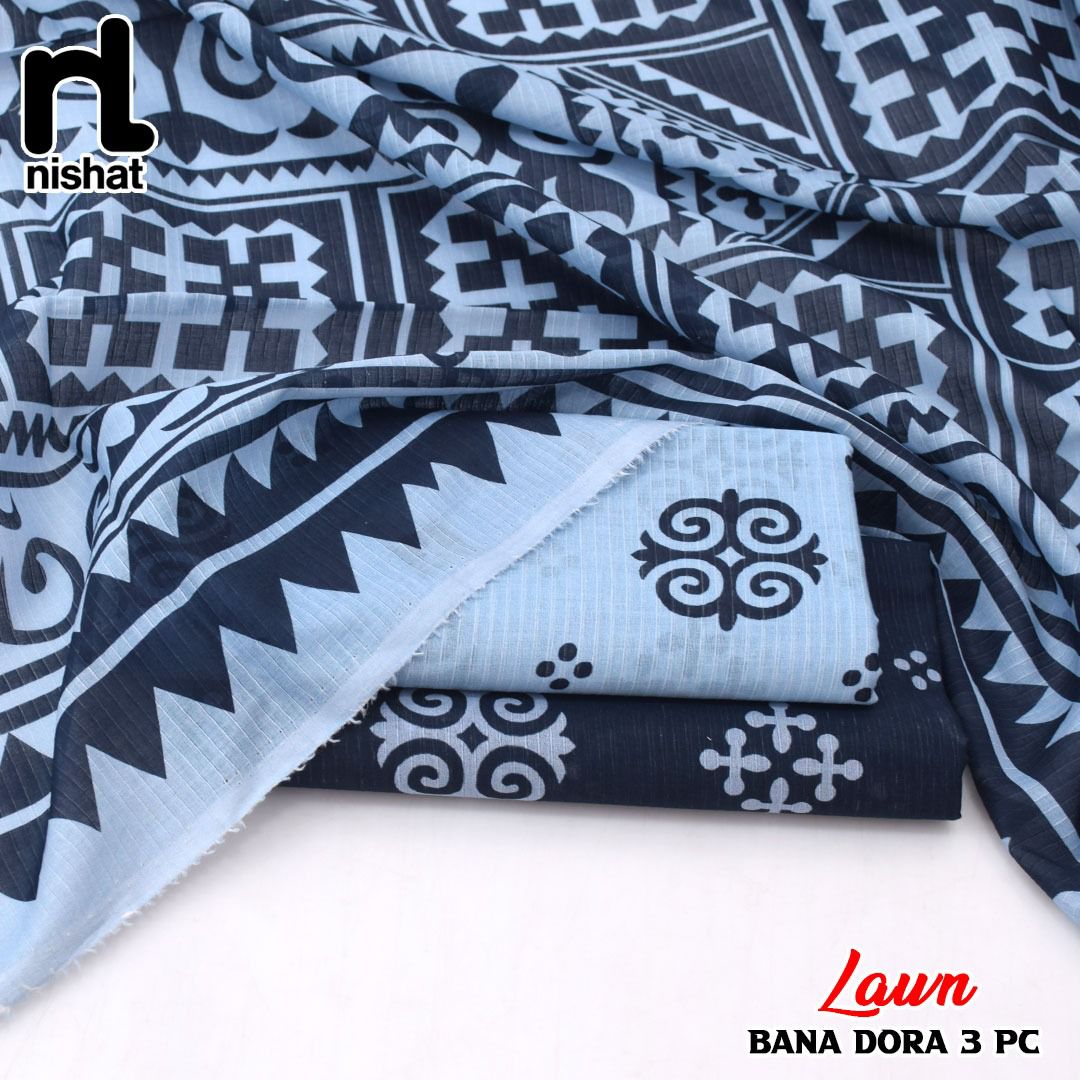 Nishat Printed Lawn 3Piece D-004