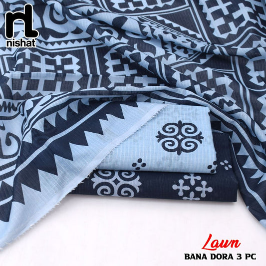 Nishat Printed Lawn 3Piece D-004