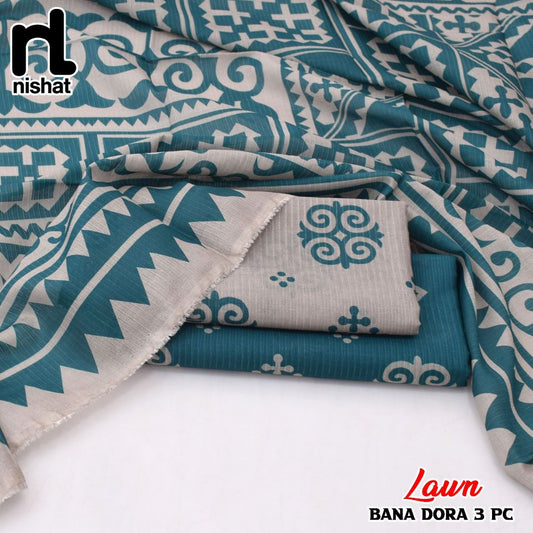 Nishat Printed Lawn 3Piece D-009